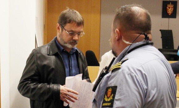 Oslo 20181018.
Spionsiktede Mikhail Botsjkarev under fengslingsmøtet i Oslo tingrett torsdag morgen. Foto: Fredrik Hagen / NTB scanpix